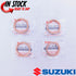 GENUINE SUZUKI OEM   GSXR 600 750 1000  OEM EXHAUST GASKETS 4 PACK (SEE FITMENT)